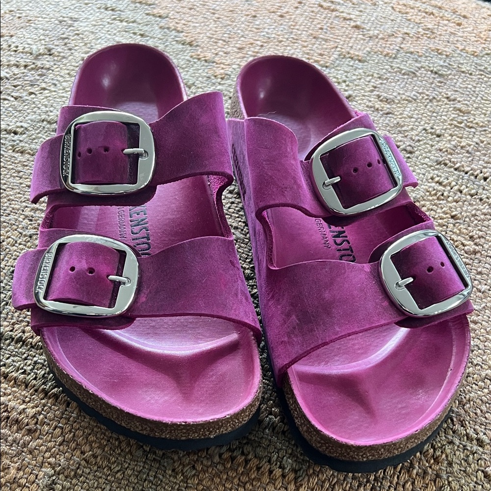 Birkenstock Leather Arizona Big Buckle Sandals